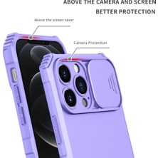 Mooncase iPhone 12 Pro Max Pc + Yumuşak Tpu Kamera Sürgülü Pencere Koruyucu Kılıf - Beyaz  (Yurt Dışından)