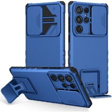 Mooncase Samsung Galaxy S22 Ultra Pc + Yumuşak Tpu Kamera Sürgülü Pencere Koruyucu Kılıf - Beyaz  (Yurt Dışından)