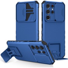 Mooncase Samsung Galaxy S21 Ultra Pc + Yumuşak Tpu Kamera Sürgülü Pencere Koruyucu Kılıf - Beyaz  (Yurt Dışından)