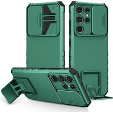 Mooncase Samsung Galaxy S21 Ultra Pc + Yumuşak Tpu Kamera Sürgülü Pencere Koruyucu Kılıf - Beyaz  (Yurt Dışından)