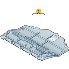 DPA Audi A1 2015-2018 Alt Muhafaza Karter Koruma Plastiği 6C0825235A
