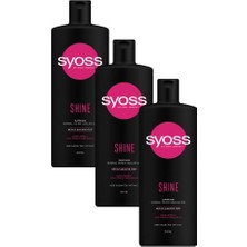 Syoss Shine Şampuan 500 ml x 3 Adet