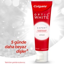 Colgate Optic White Expert White Beyazlatıcı Diş Macunu 75 ml x 2 Adet + Fırça Kabı Hediye
