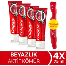 Colgate Optic White Aktif Kömür Diş Macunu 75 ml x 4 Adet