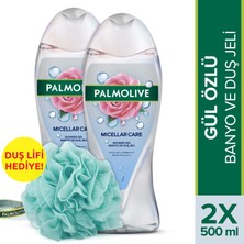 Palmolive Micellar Care Banyo ve Duş Jeli Gül Özlü 500 ml x 2 Adet