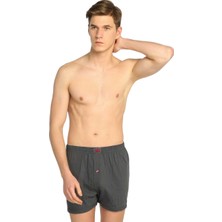 Tutku  Erkek 3'lü Penye Boxer | Füme