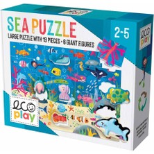 Headu Ecoplay Shaped Puzzle Sea (2-5 Yaş)