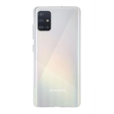 Kzy Samsung Galaxy A51 Kapak 1mm Şeffaf Silikon Kılıf