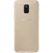 Kzy Samsung Galaxy A6 (2018) Kapak 1mm Şeffaf Silikon Kılıf