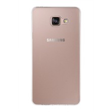 Kzy Samsung Galaxy A7 (2016) Kapak 1mm Şeffaf Silikon Kılıf