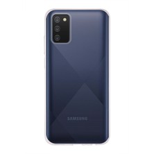 Kzy Samsung Galaxy A02S Kapak 1mm Şeffaf Silikon Kılıf