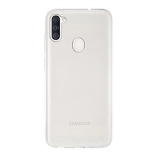 Kılıfmania Samsung Galaxy A11  Kapak 1mm Şeffaf Silikon Kılıf