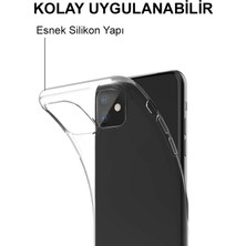 Kılıfmania Apple iPhone 11 Kapak 1mm Şeffaf Silikon Kılıf