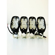 Reycar 4 Adet 12 LED Projektör Sis Farı Araba Lamba Off Road Motosiklet RY897653