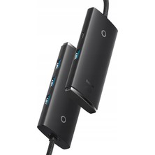 Baseus Lite Series 4 Portlu USB To USB 3.0 Hub Adaptör Çoklayıcı 25cm WKQx030001