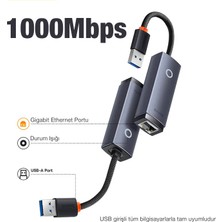 Baseus Lite Series 1000MBPS USB To RJ45 Ethernet Lan Port Adaptör WKQx000113