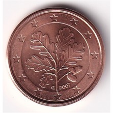 Benim Koleksiyonum Almanya, 1 Euro Cent 2007, Çil
