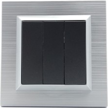 Ovivo Quantum Gümüş Üçlü Anahtar