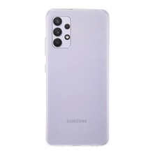 Case World Samsung Galaxy A13 ile Uyumlu Kapak 1mm Şeffaf Silikon ile Uyumlu Kılıf