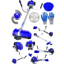 Steiner Alman M-9100 Yan Tipi Benzinli Motorlu Çalı Çim Ot Biçme Tırpanı Makinesi + Canavar Başlık