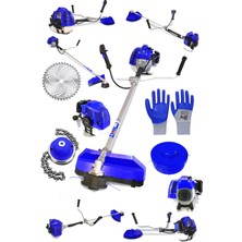 Steiner Alman M-9300 Yan Tipi Benzinli Motorlu Çalı Çim Ot Biçme Tırpanı Makinesi + Canavar Başlık