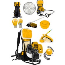 Steiner Alman Turbo S 9001 Sırt Tipi Benzinli Motorlu Çalı Çim Ot Biçme Tırpanı Makinesi + Canavar Başlık