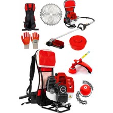 Steiner Alman Turbo K 9001 Sırt Tipi Benzinli Motorlu Çalı Çim Ot Biçme Tırpanı Makinesi + Canavar Başlık