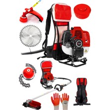 Steiner Alman Turbo K 9002 Sırt Tipi Benzinli Motorlu Çalı Çim Ot Biçme Tırpanı Makinesi + Canavar Başlık