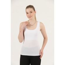 Ozy Fashion Kalın Askılı T-Shirt
