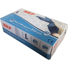 Brp Mavi Nitril Eldiven Large 100'LÜ