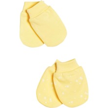 Bibaby Biorganic Fly Dandelions 2'li Eldiven 72165 Sarı-Ekru