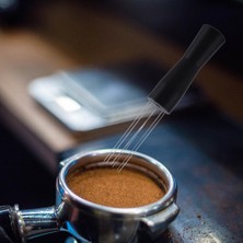 Strade Store İğne Kahve Kurcalama Distribütörü Espresso El Karıştırıcı Leverker Aksesuarları Gümüş (Yurt Dışından)