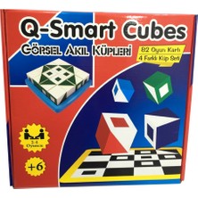 RoseRoi Q-Smart Cubes ( Q-Bitz ) Zeka Beceri Akıl Eğitici Oyunu Görsel Akıl Küpleri