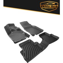 Chitin Tech Mercedes B Serisi W246 2011 - 2018 Için 3D Siyah Su Geçirmez Havuzlu Paspas (Araca Özel Üretim)