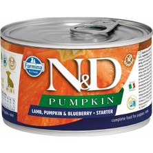 N&D Nd Mini Balkabaklı Kuzulu Starter Yavru Köpek Konservesi 140 gr