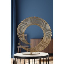 Begüsa Afel Aksesuar Metal Eskitme 35 cm Şık Tasarım Evinize Değer Katar