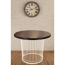 Begüsa Vivo Masa Beyaz Ceviz Ahşap