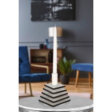 Begüsa Adil Ahşap Mumluk Akça Kare