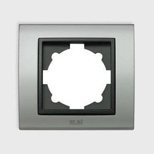 Elbi Zena Platin Inox Tekli Çerçeve Elbi