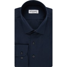 Süvari Slim Fit Açık Mavi Erkek Düz Gömlek