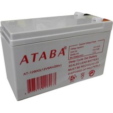Ataba 12 Volt 9 Amper Akü Ataba Jel 151X65X94