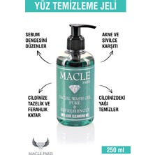 Macle Paris ve Siyah Nokta + ve Tazeleyici Yüz Temizleme Jeli 250 ml