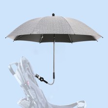 Honeyge Ayrılabilir Bebek Arabası Şemsiye Bebek Buggy Pram Puset Şemsiye Kapak Gri (Yurt Dışından)