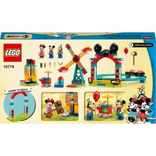 LEGO  ǀ Disney Mickey And Friends – Mickey, Minnie ve Goofy’nin Lunapark Eğlencesi 10778 - 4 Yaş ve Üzeri Için Oyuncak Yapım Seti (184 Parça)