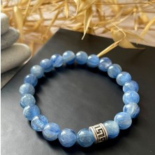 Crazy Takı Tasarım 8 mm Kyanit Doğaltaş Erkek Bileklik