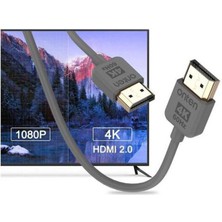 Microcase 4KX2K 60Hz HDMI To HDMI Yüksek Hızlı Ses Görüntü Aktarma Kablosu 1.5 Metre Gri - AL2877