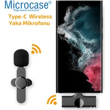 Microcase Type-C Profesyonel Wireless Kablosuz Yaka Mikrofonu Lavalier - AL2881