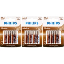 Philips Alkalin Aa Kalem Pil 12'li