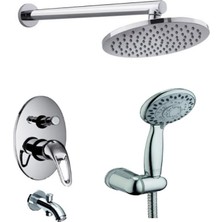 Gpd MTA120 Tam Ankastre Duş Seti Adrio Krom ADS07-DST50