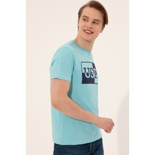 U.S. Polo Assn. Erkek Turkuaz T-Shirt 50247339-VR093